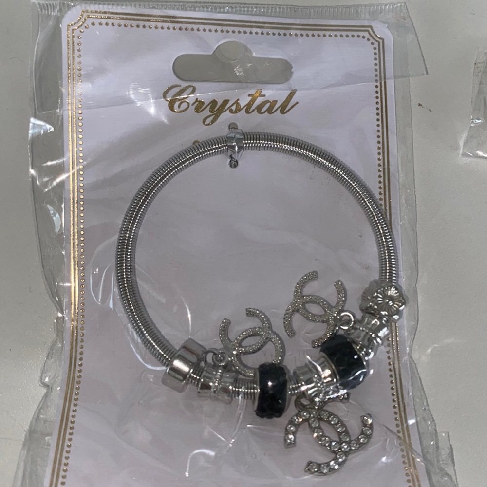 Black Charms Bracelet